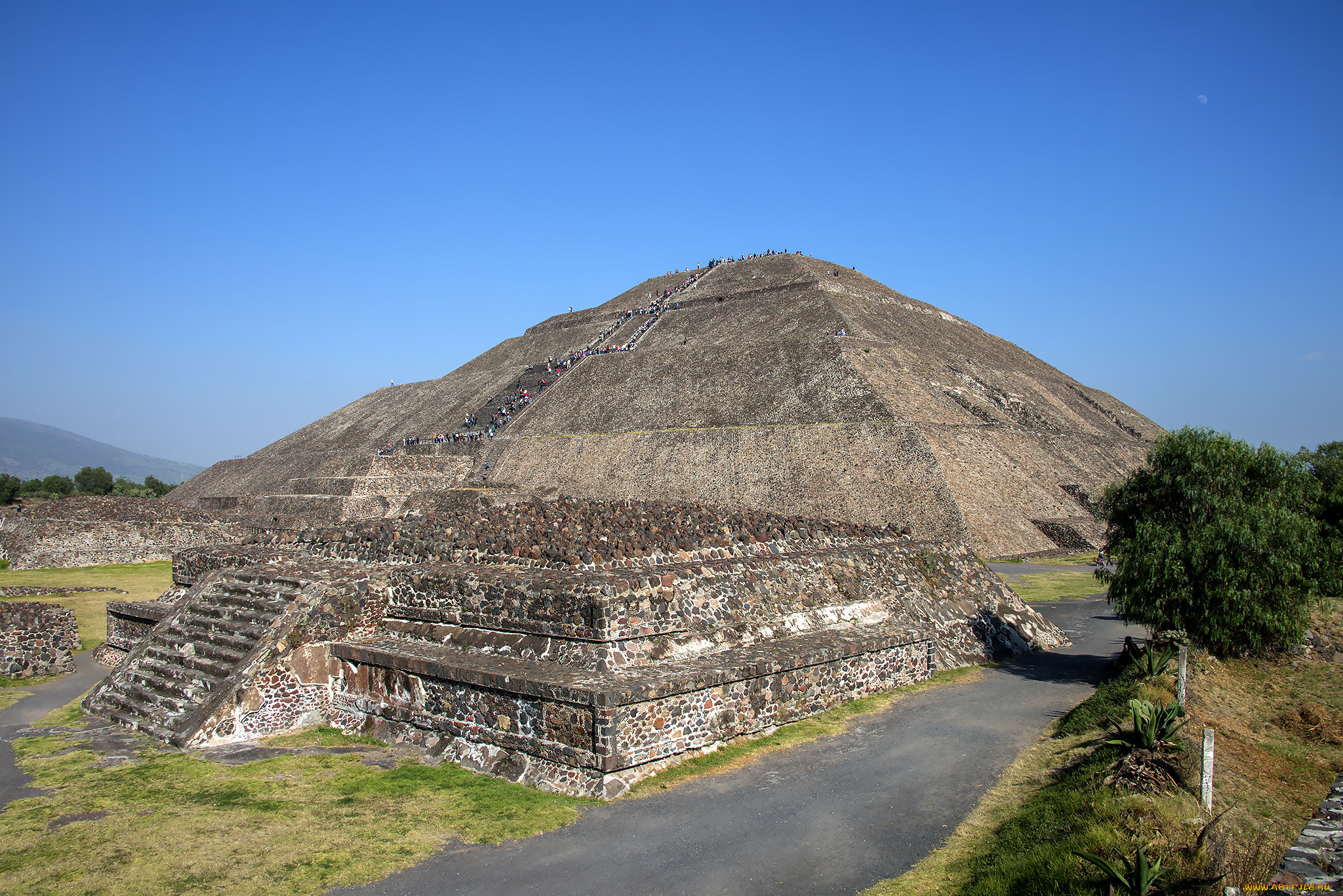 pyramid of the sun,  teotihuacan,  mexico, , - ,   , 